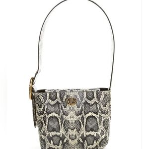Kurt Geiger LondonSmall Chelsea Snake Embossed Bucket Bag